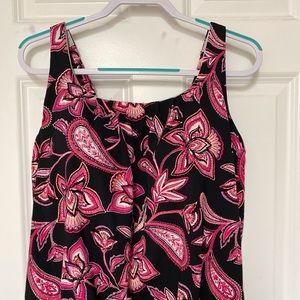 LANDS’END Blouson Tummy Hiding Tankini Top